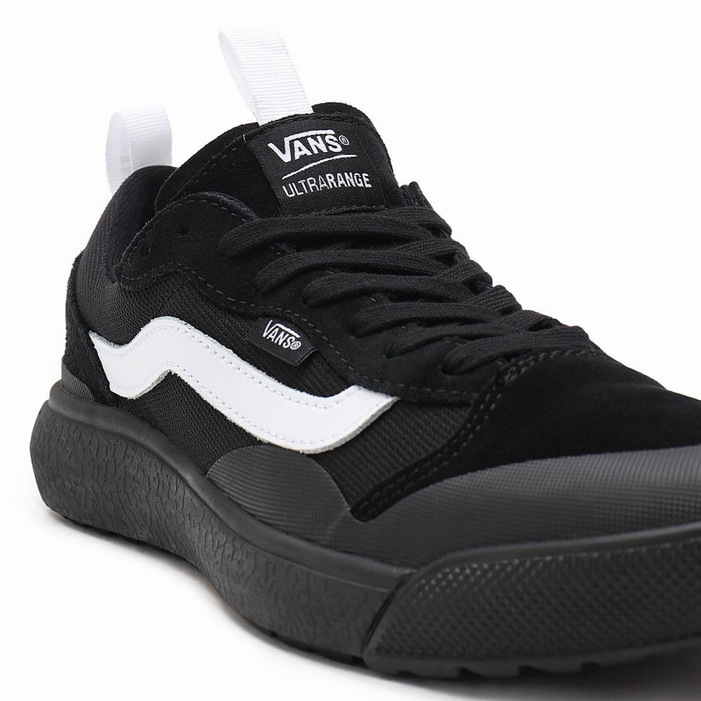 Men's Vans UltraRange Exo Se Sneakers Black | USA35208