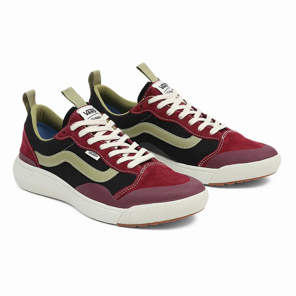 Men\'s Vans UltraRange Exo Se Sneakers Black / Red | USA47983