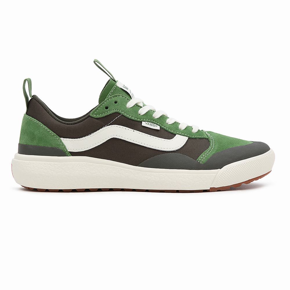 Men's Vans UltraRange Exo Se Sneakers Green / Brown | USA54392