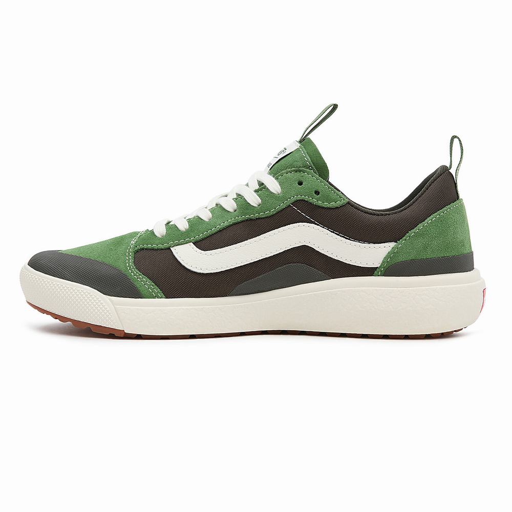 Men's Vans UltraRange Exo Se Sneakers Green / Brown | USA54392