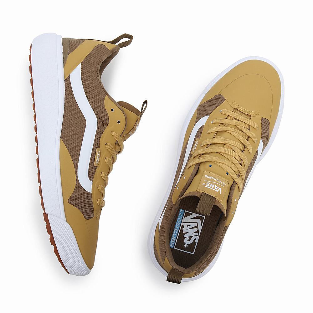 Men's Vans UltraRange Exo Sneakers Brown / Beige | USA95723