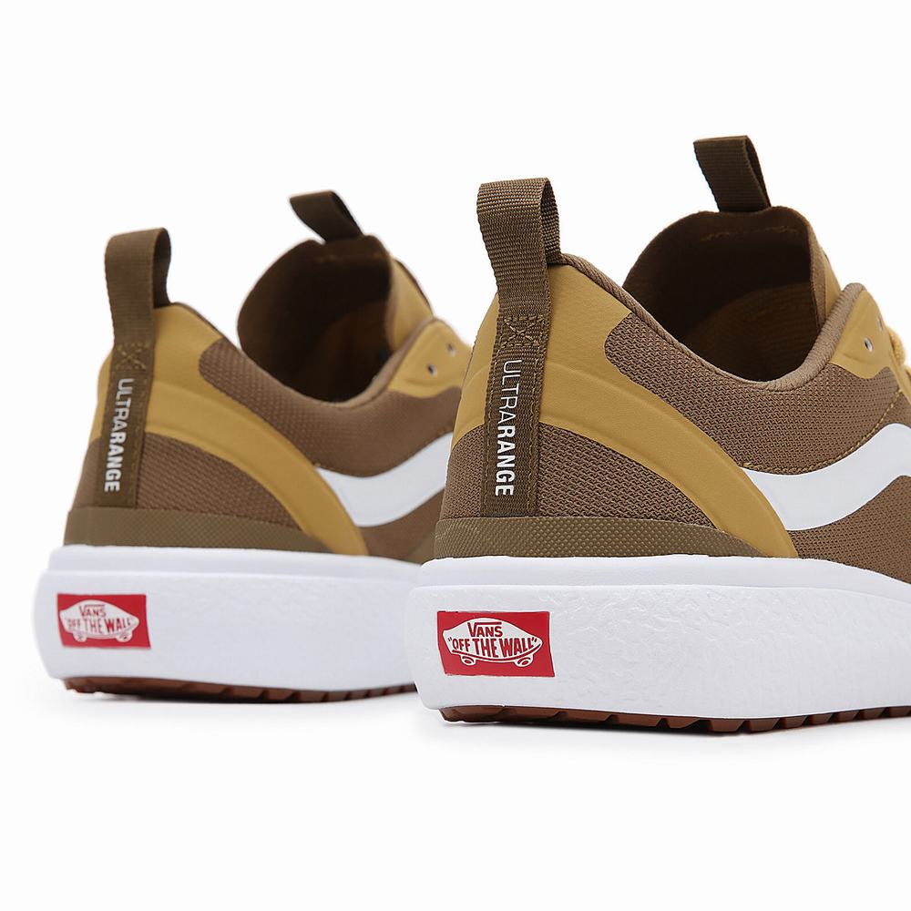 Men's Vans UltraRange Exo Sneakers Brown / Beige | USA95723