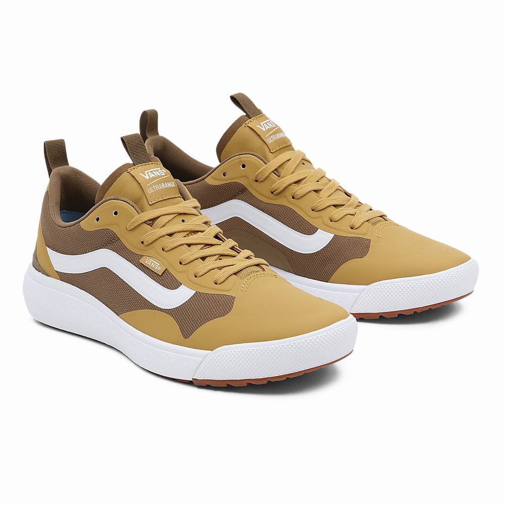 Men\'s Vans UltraRange Exo Sneakers Brown / Beige | USA95723