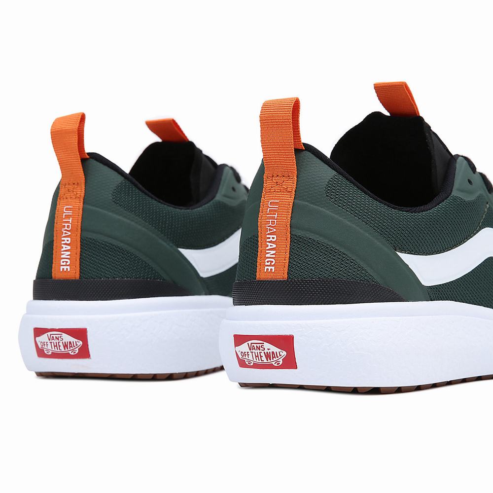 Men's Vans UltraRange Exo Sneakers Green | USA51873