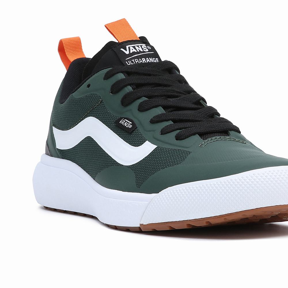 Men's Vans UltraRange Exo Sneakers Green | USA51873