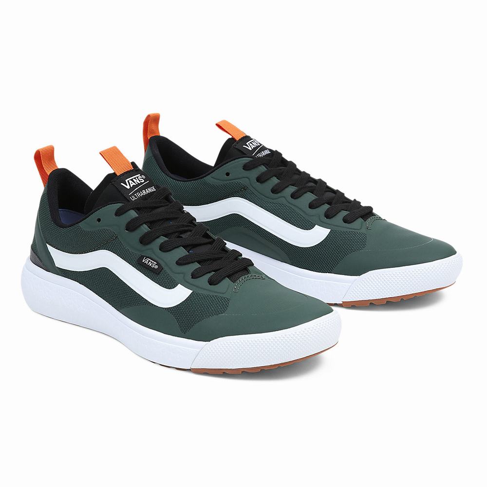 Men\'s Vans UltraRange Exo Sneakers Green | USA51873