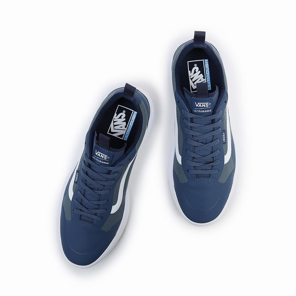 Men's Vans UltraRange Exo Sneakers Navy | USA95701