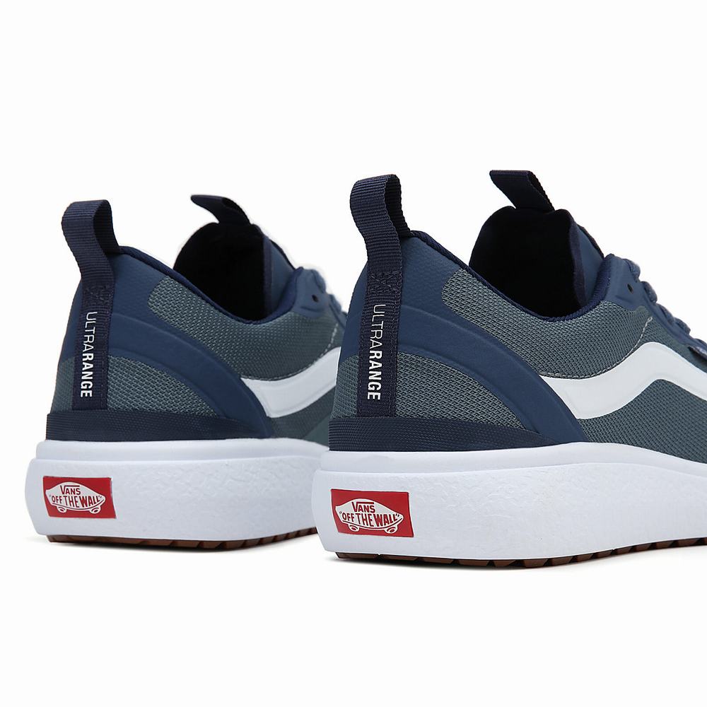 Men's Vans UltraRange Exo Sneakers Navy | USA95701