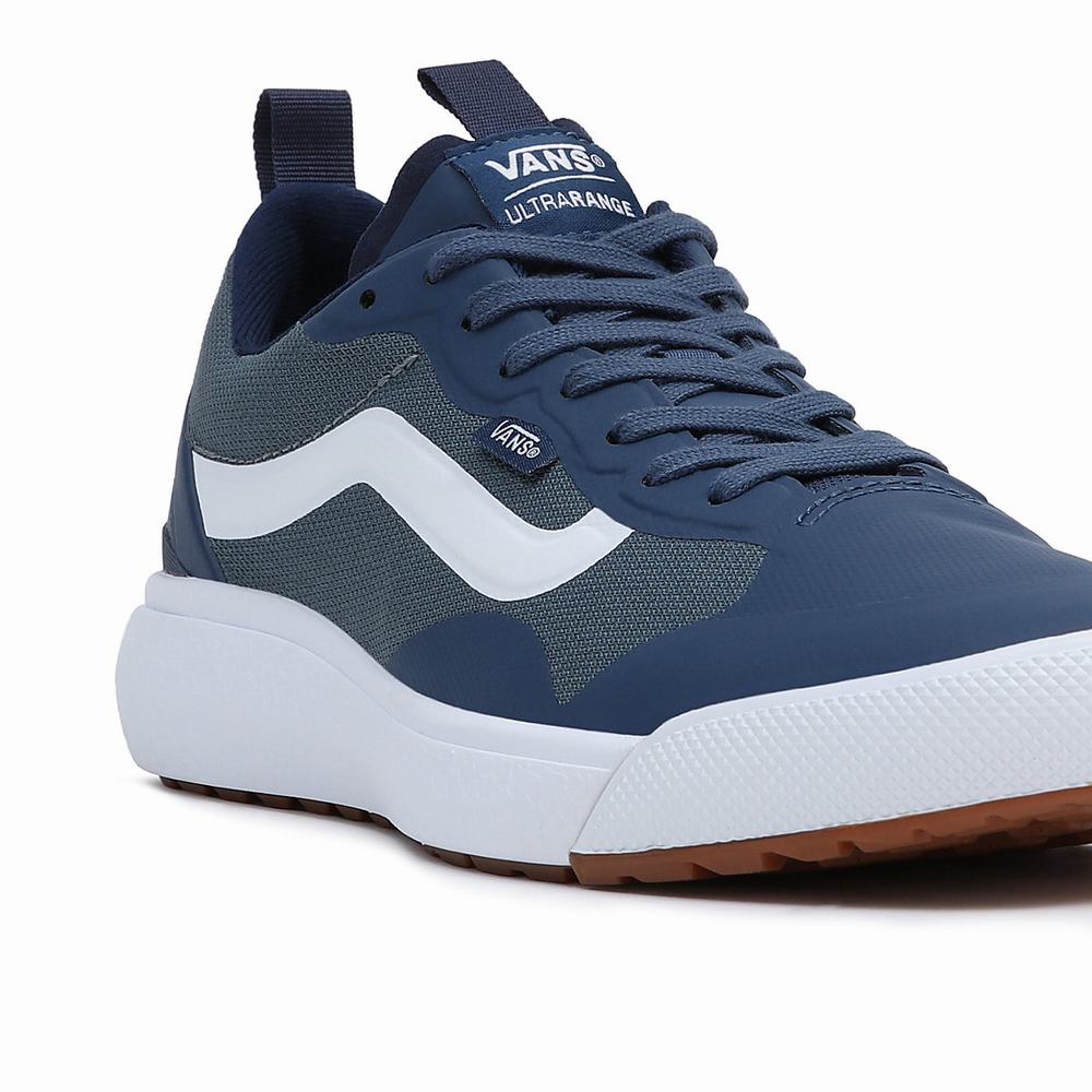 Men's Vans UltraRange Exo Sneakers Navy | USA95701