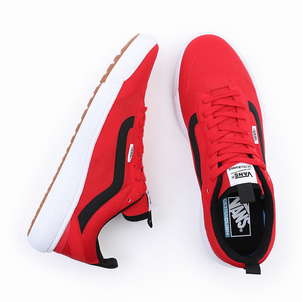 Men's Vans UltraRange Exo Sneakers Red | USA05691