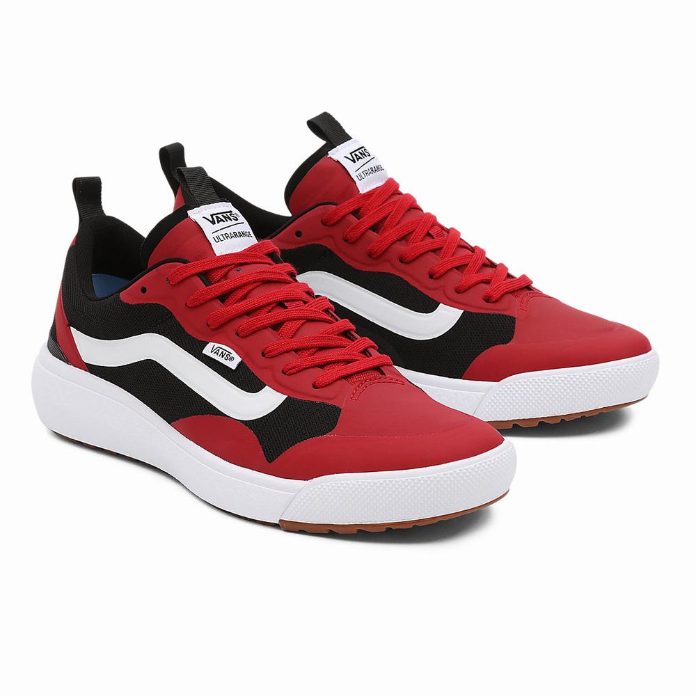 Men\'s Vans UltraRange Exo Sneakers Red | USA18294