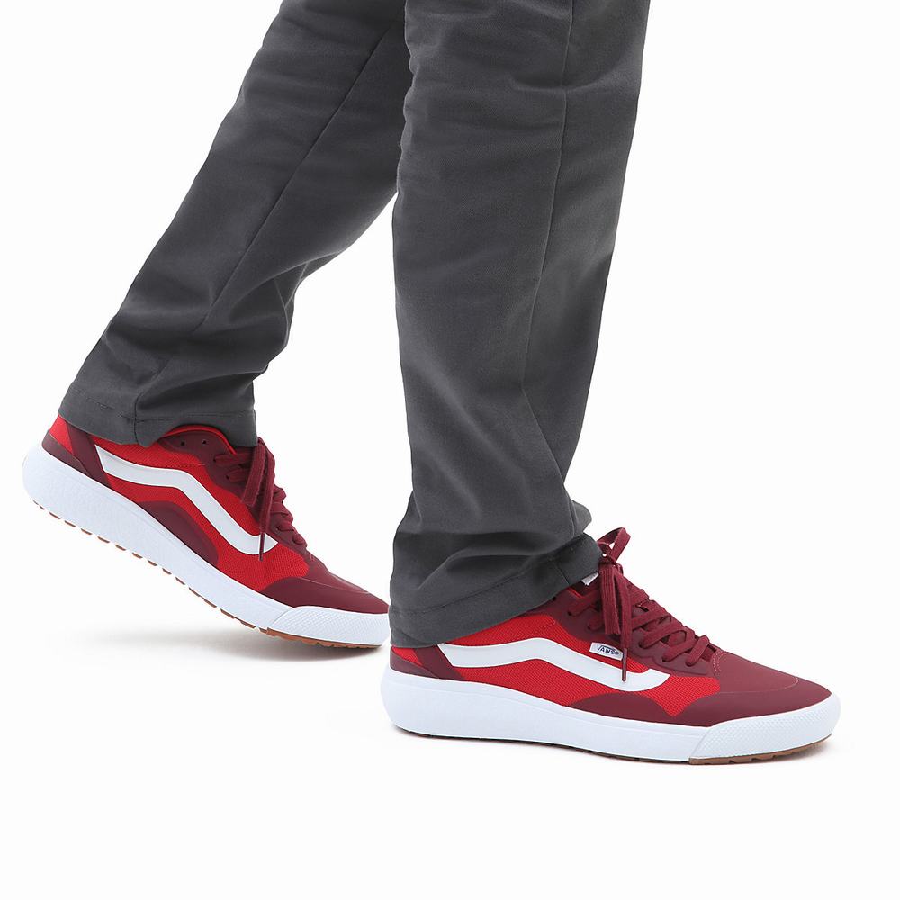 Men's Vans UltraRange Exo Sneakers Red | USA93846