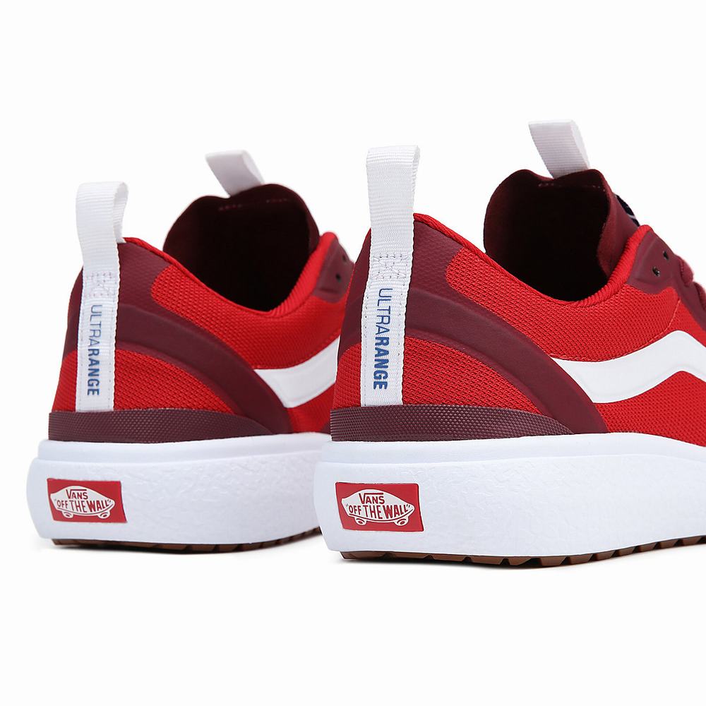 Men's Vans UltraRange Exo Sneakers Red | USA93846