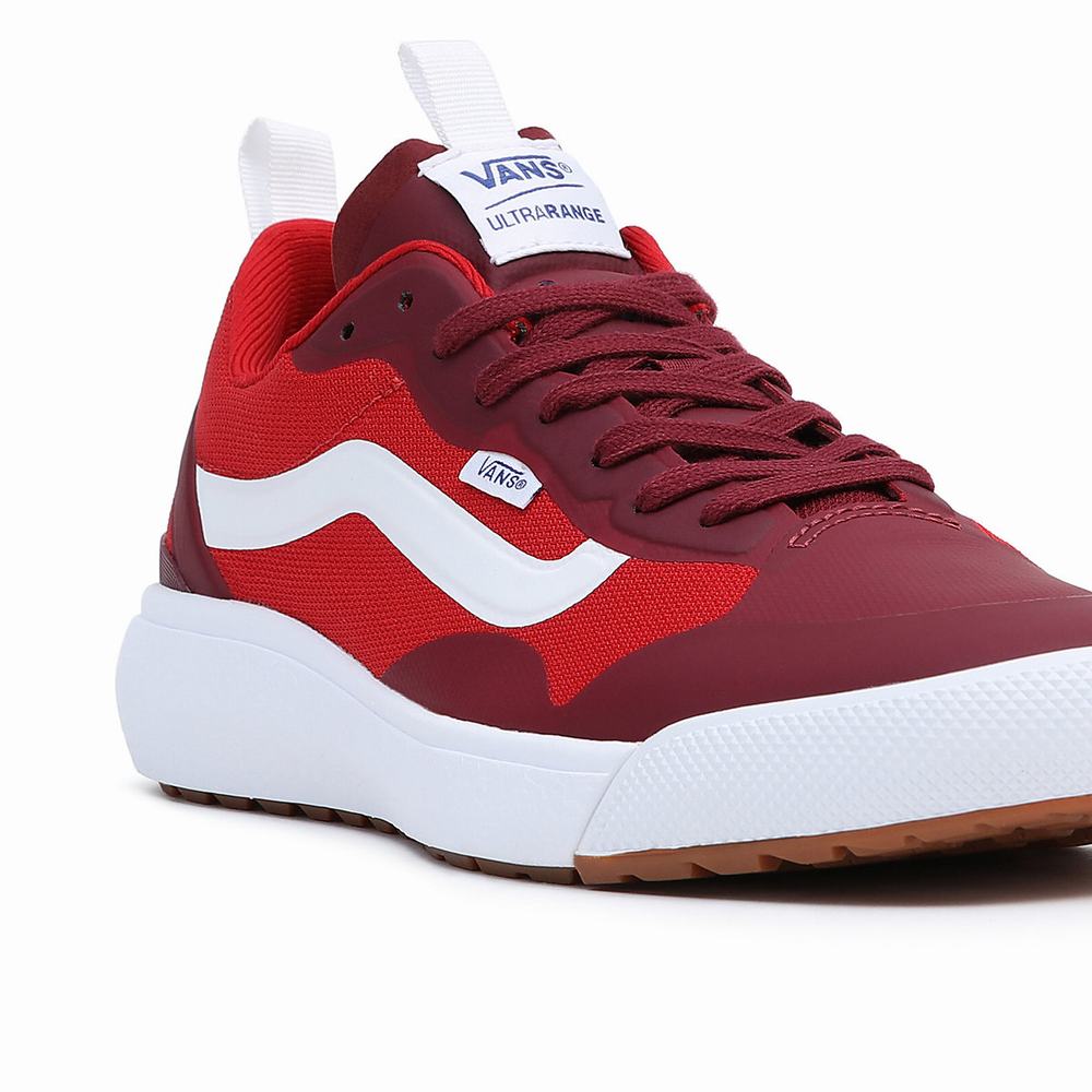 Men's Vans UltraRange Exo Sneakers Red | USA93846