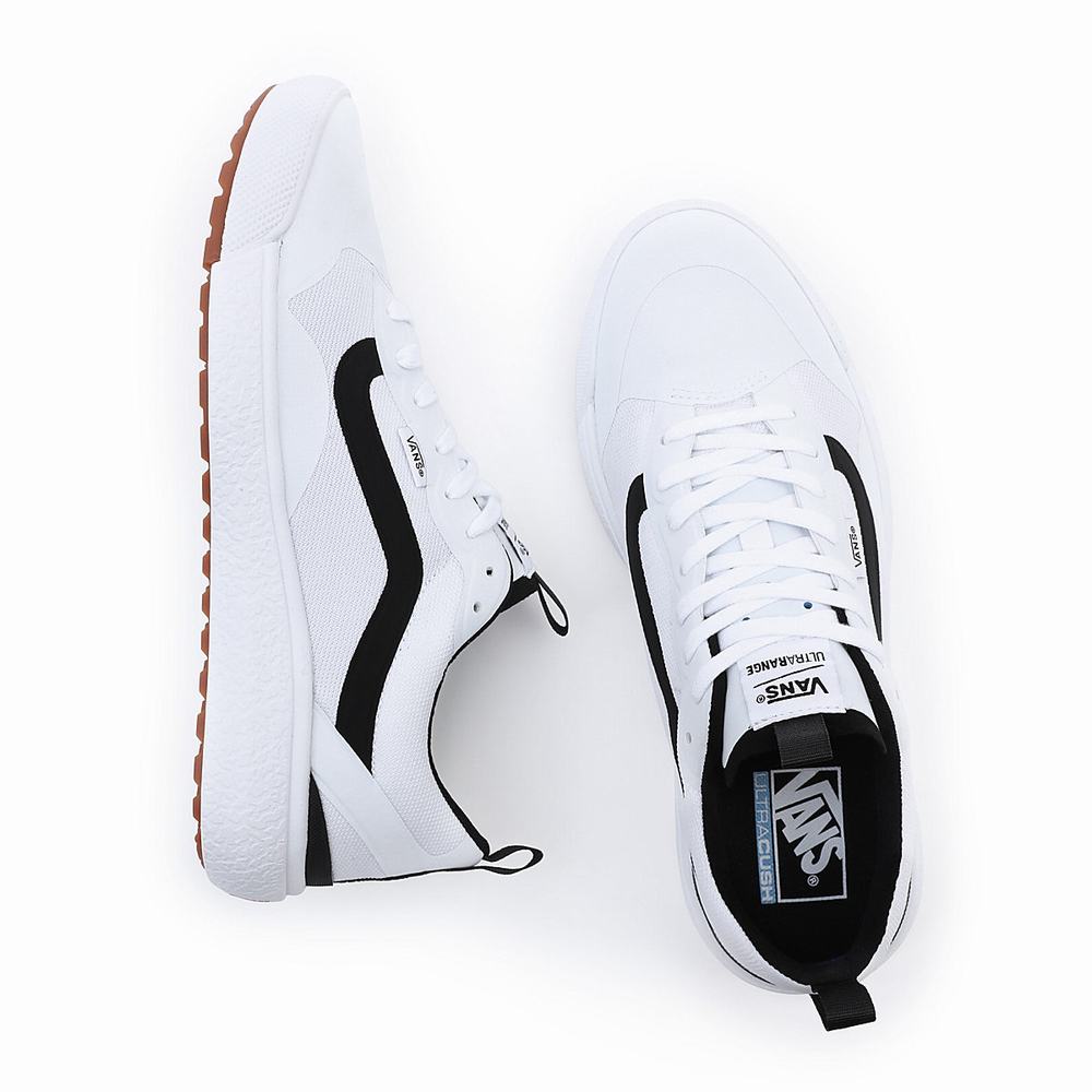 Men's Vans UltraRange Exo Sneakers White | USA76293