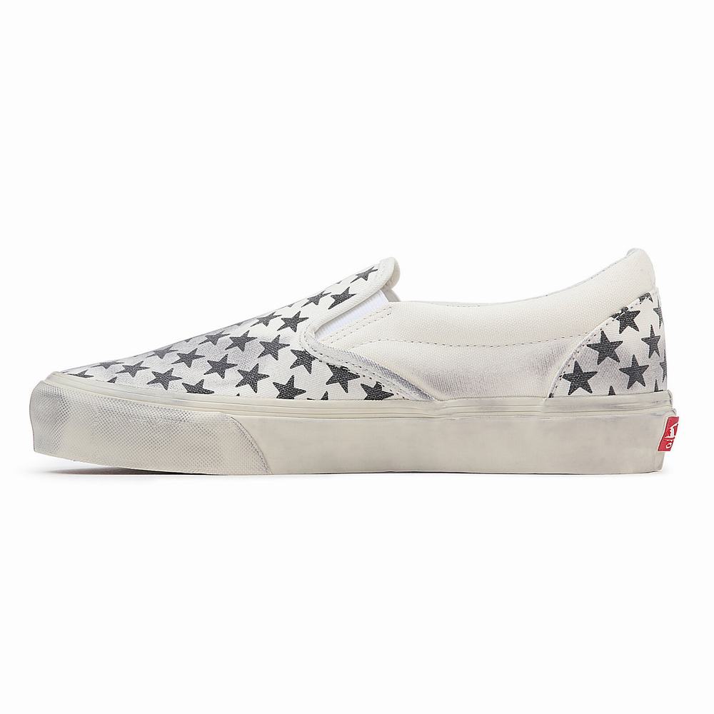 Men's Vans Vault By Vans x Bianca Chandôn Classic Slip On Shoes White | USA26875