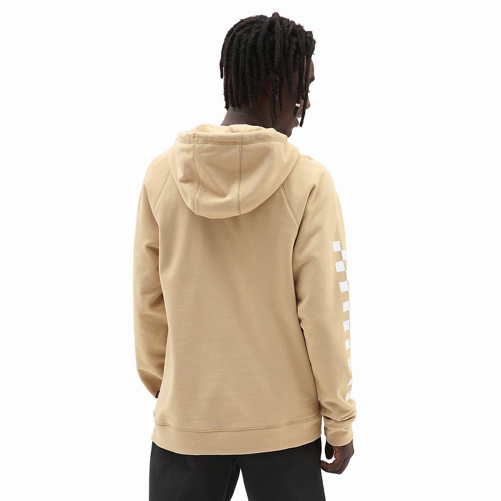 Men's Vans Versa Standard Hoodie Beige | USA34860