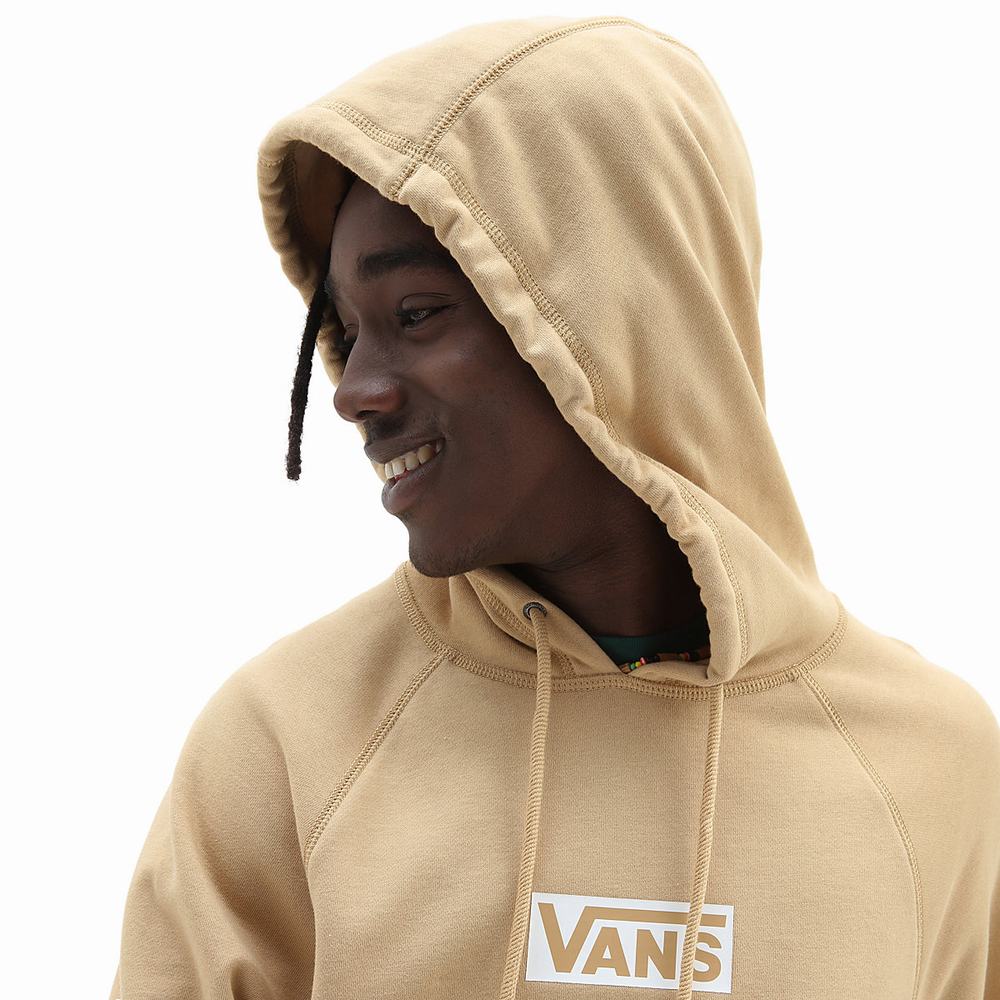 Men's Vans Versa Standard Hoodie Beige | USA34860