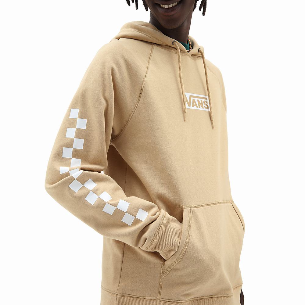 Men's Vans Versa Standard Hoodie Beige | USA34860