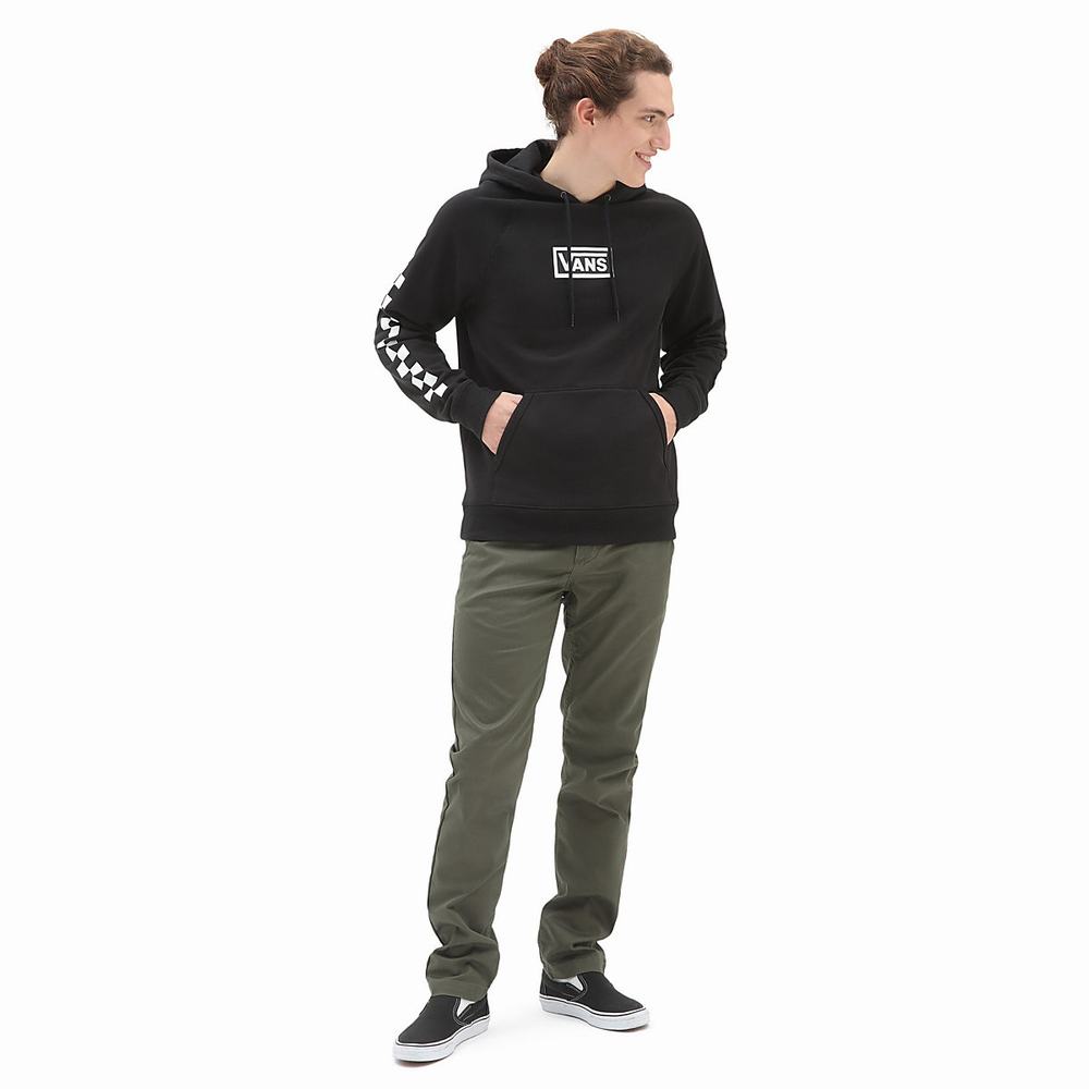 Men's Vans Versa Standard Hoodie Black | USA56493