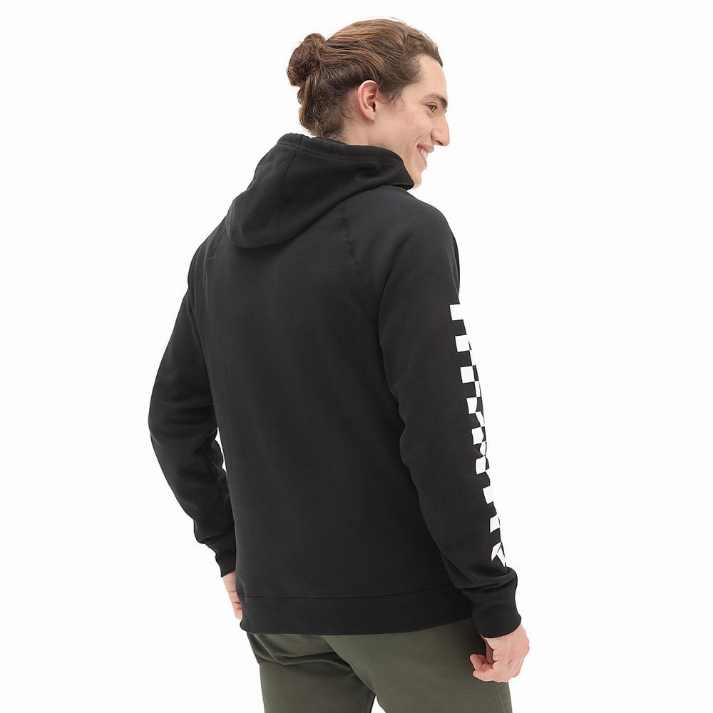 Men's Vans Versa Standard Hoodie Black | USA56493