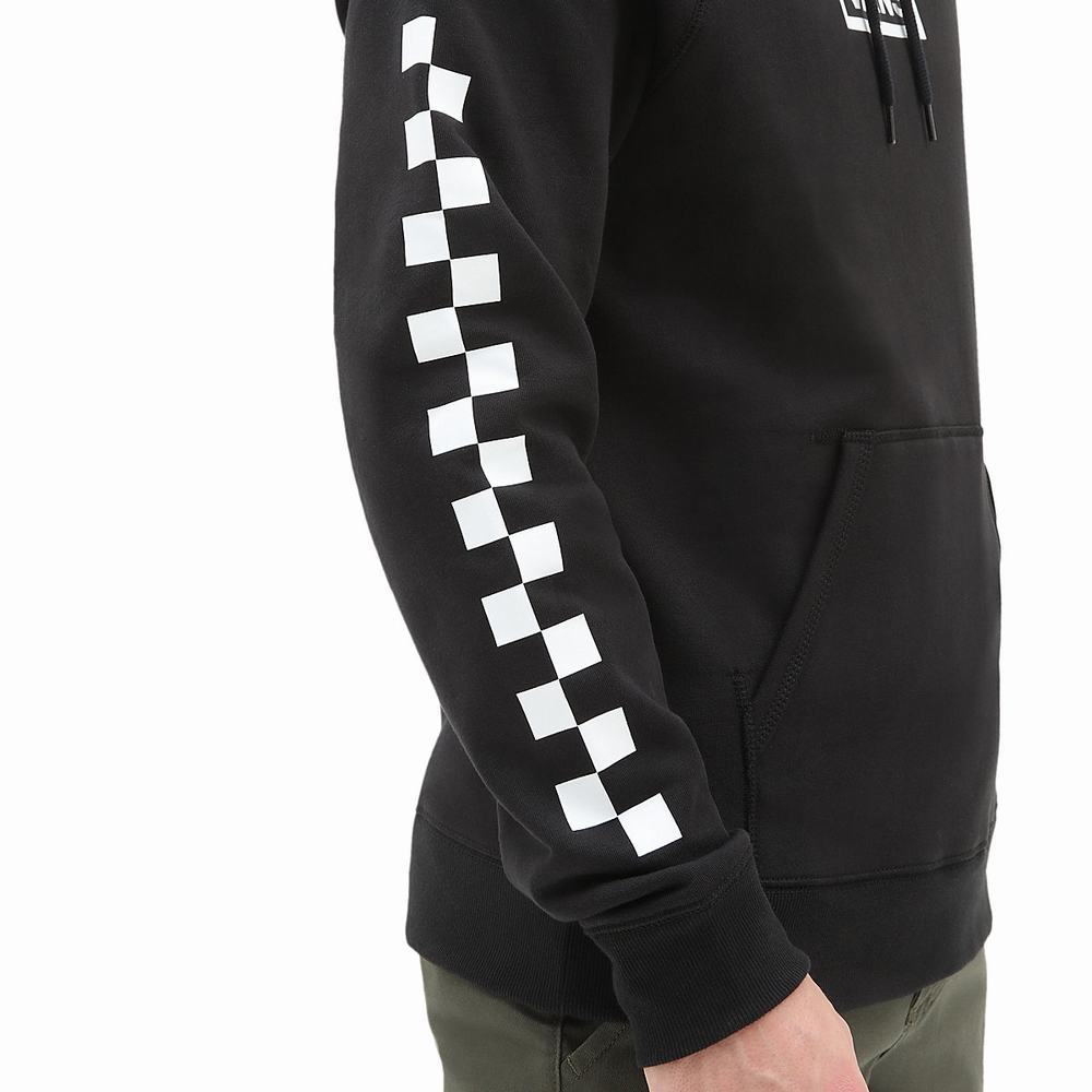 Men's Vans Versa Standard Hoodie Black | USA56493