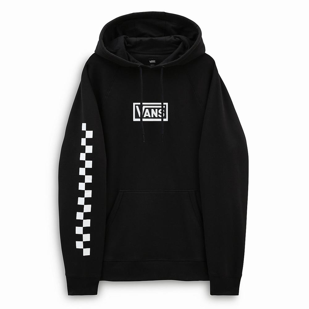 Men's Vans Versa Standard Hoodie Black | USA56493