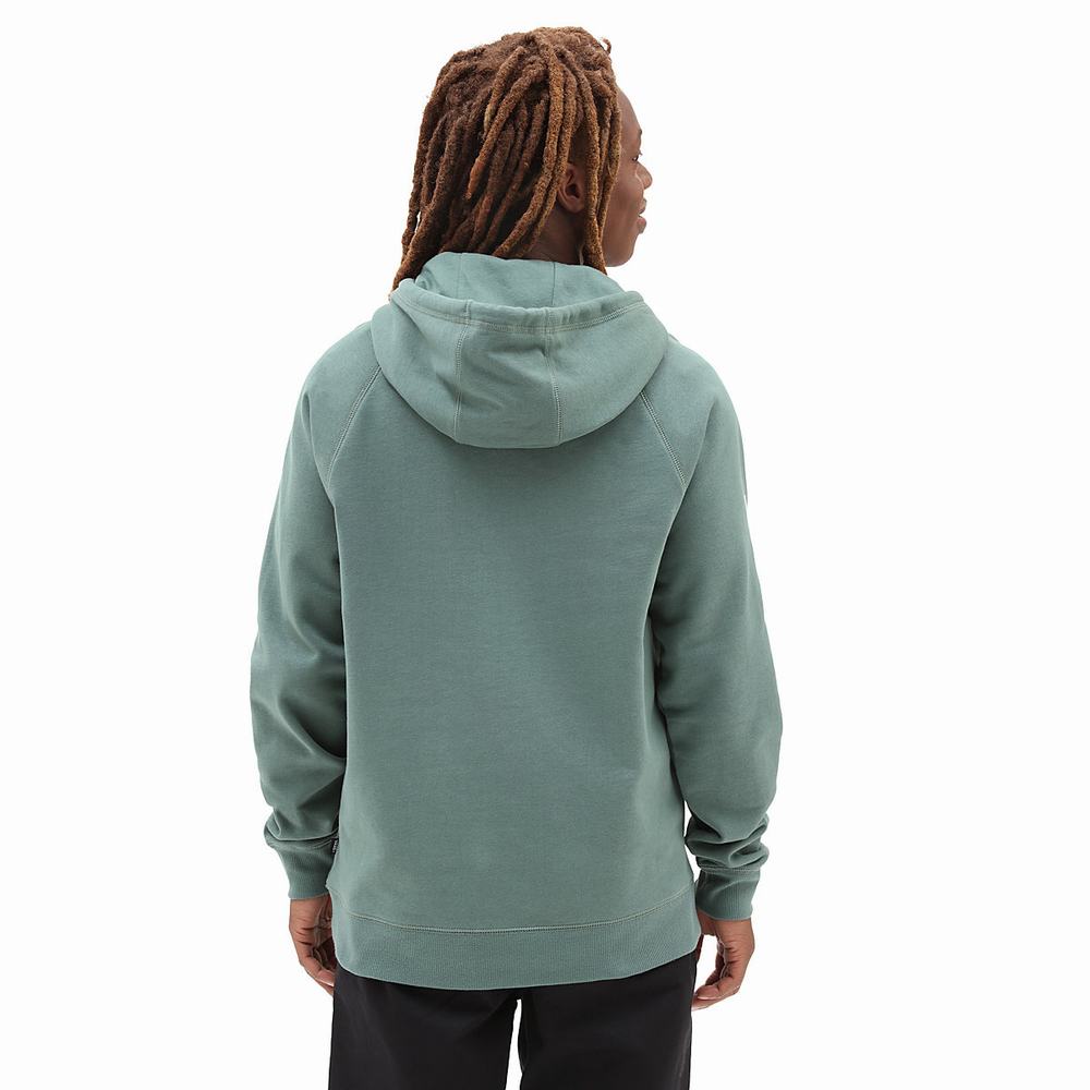 Men's Vans Versa Standard Hoodie Green | USA84913