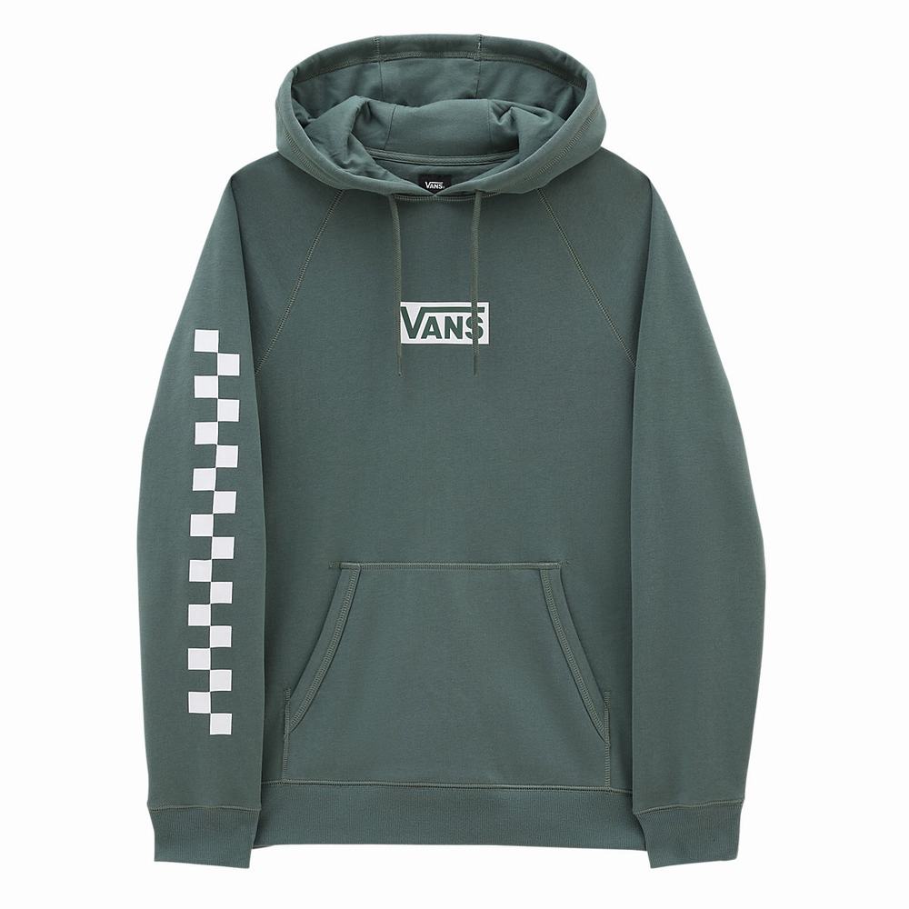 Men's Vans Versa Standard Hoodie Green | USA84913