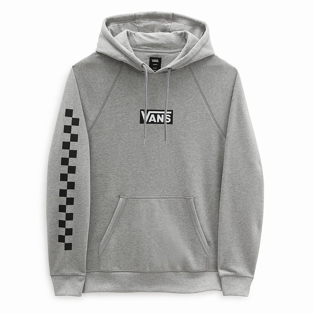 Men's Vans Versa Standard Hoodie Grey | USA19680