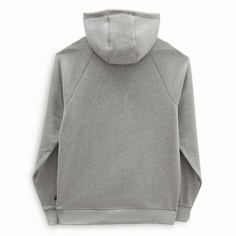 Men's Vans Versa Standard Hoodie Grey | USA19680