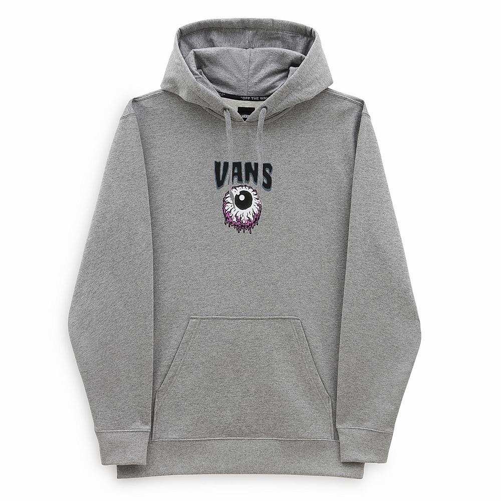 Men's Vans Vigilant Eye Hoodie Grey | USA95374