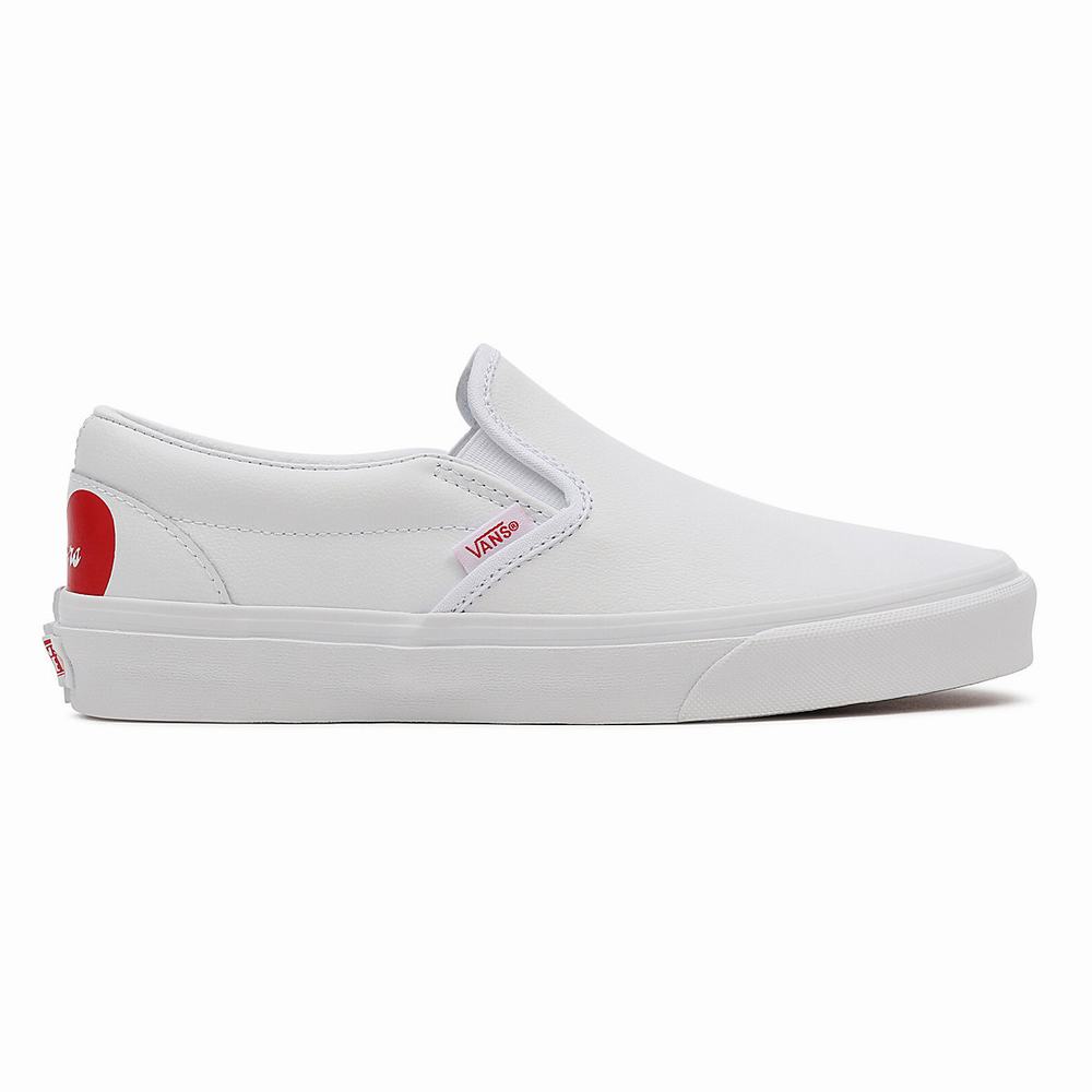 Men's Vans Waffle Lovers Classic Slip On Shoes White | USA74508