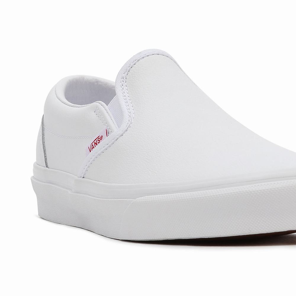 Men's Vans Waffle Lovers Classic Slip On Shoes White | USA74508