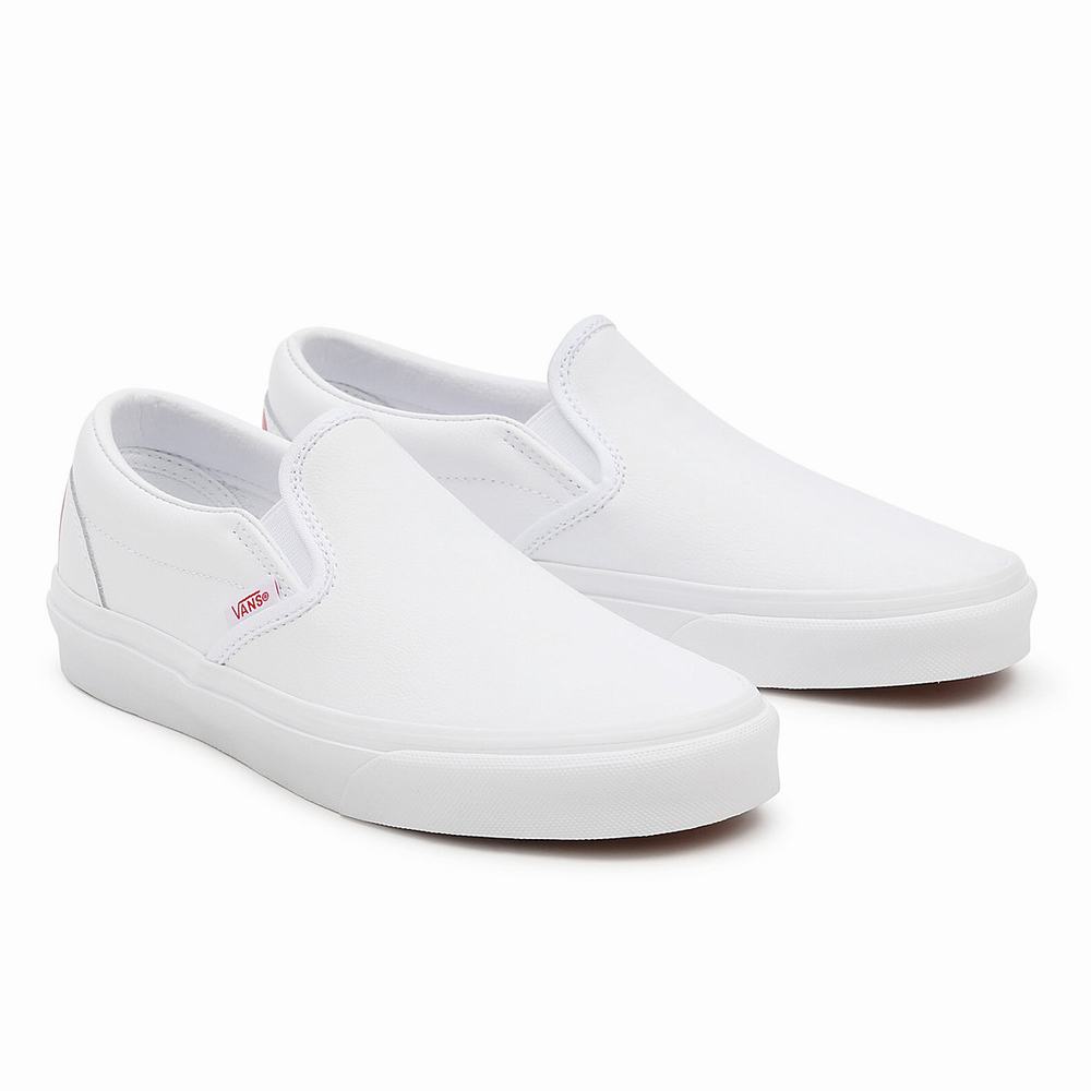 Men\'s Vans Waffle Lovers Classic Slip On Shoes White | USA74508