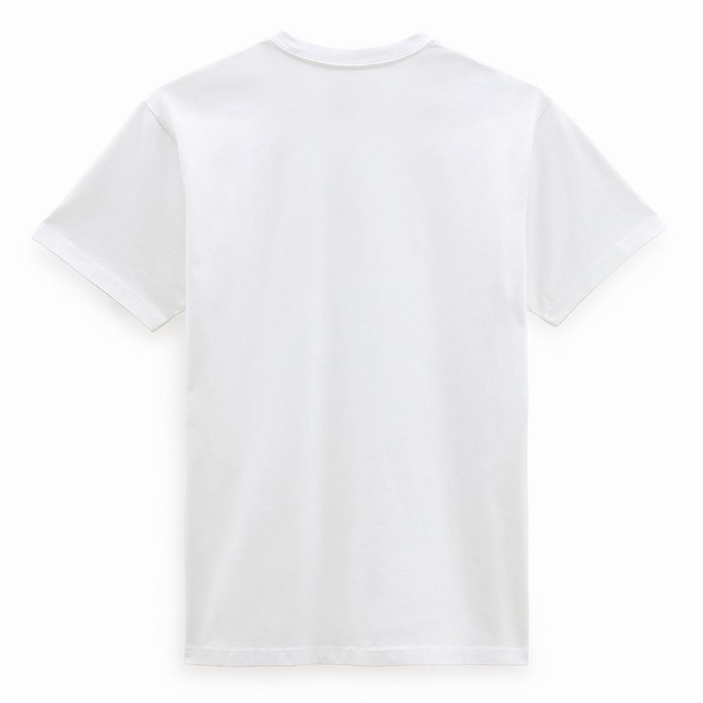 Men's Vans Wafflin T Shirts White | USA94270