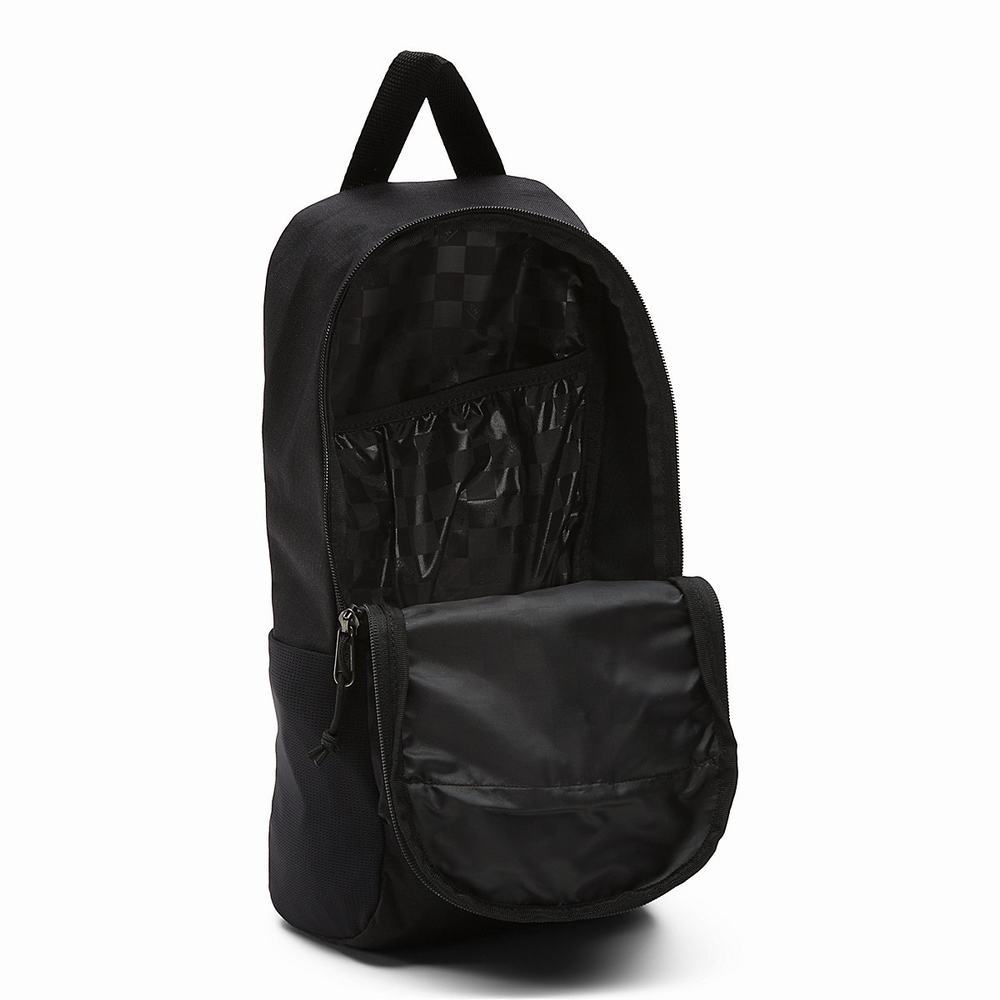 Men's Vans Warp Sling Bags Black | USA15082