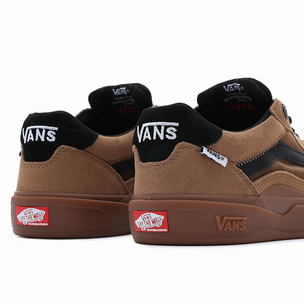 Men's Vans Wayvee Sneakers Brown | USA72653