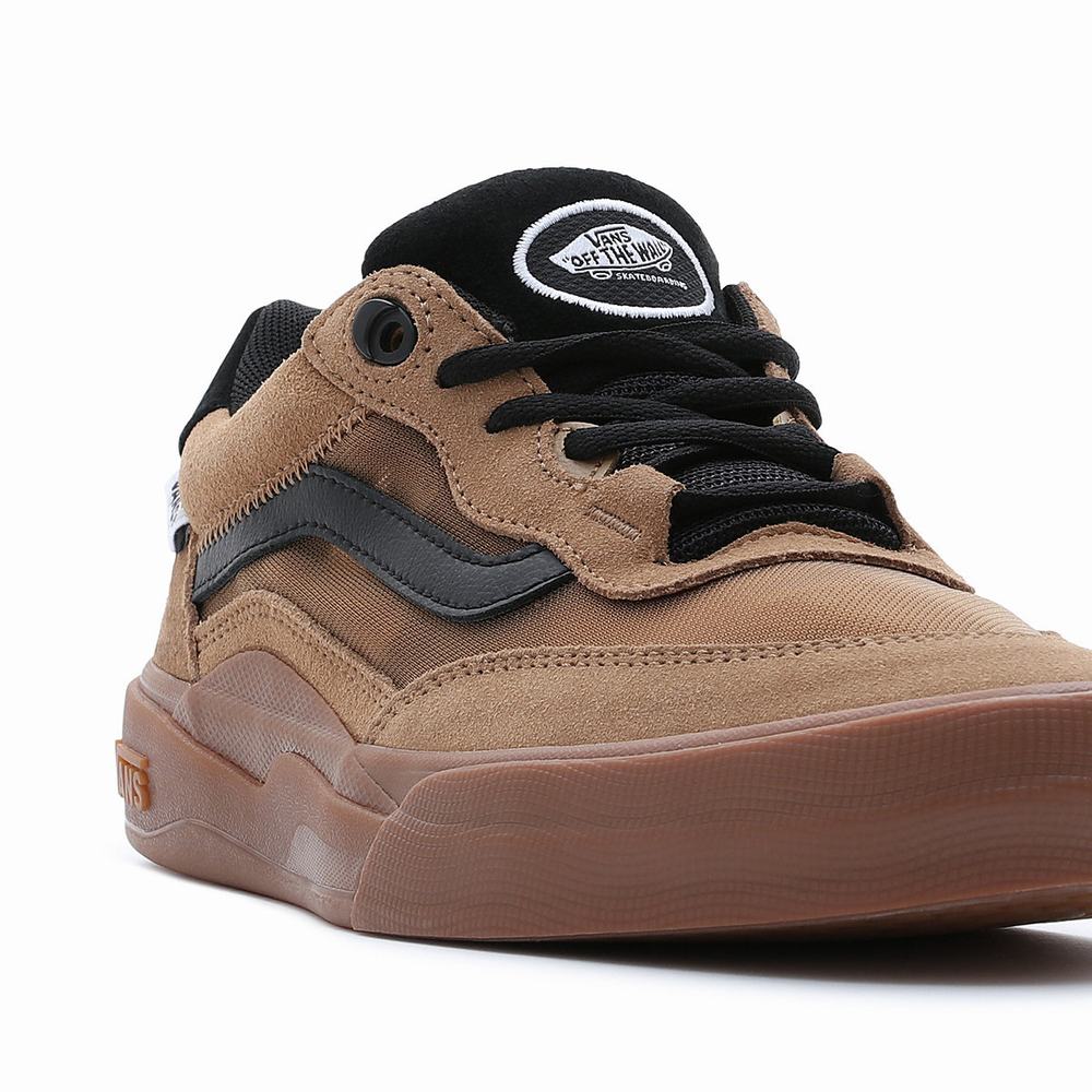 Men's Vans Wayvee Sneakers Brown | USA72653