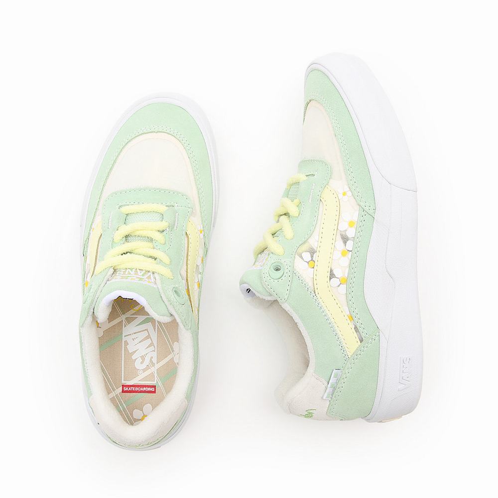 Men's Vans Wayvee Sneakers Green | USA85321