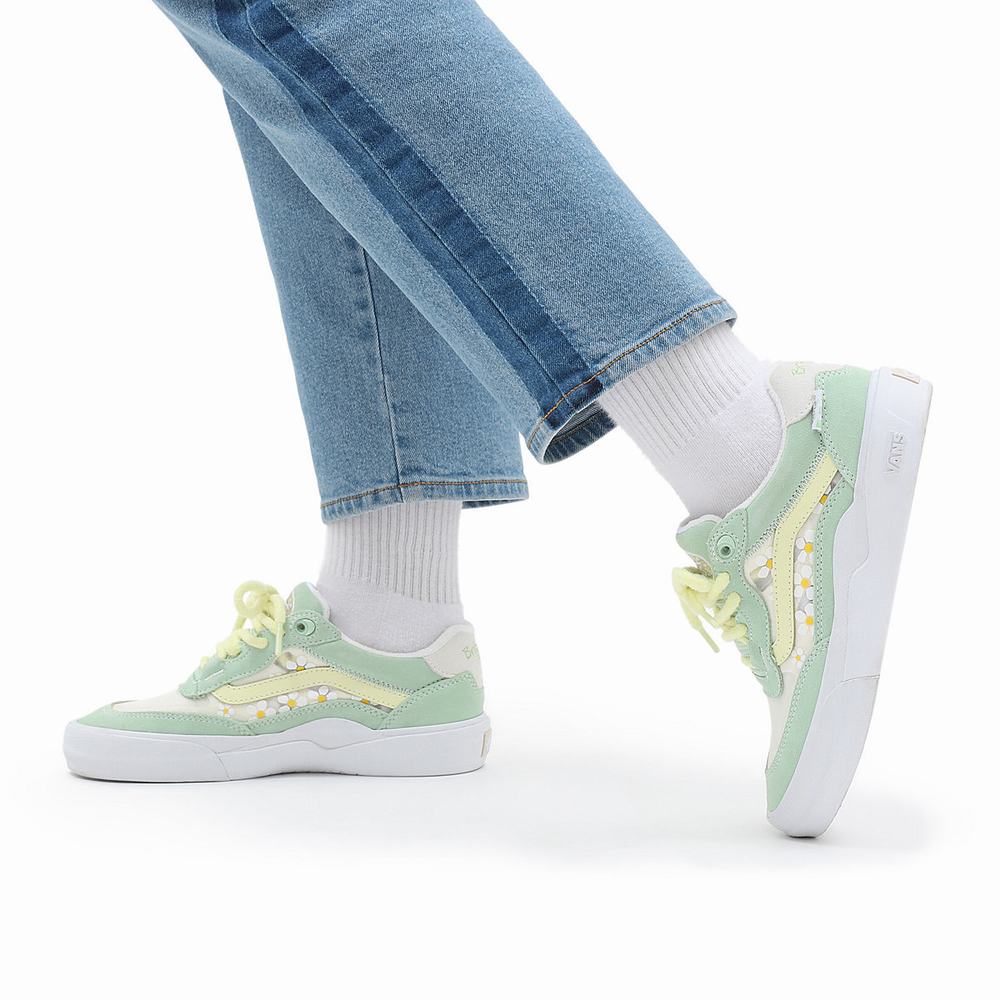 Men's Vans Wayvee Sneakers Green | USA85321