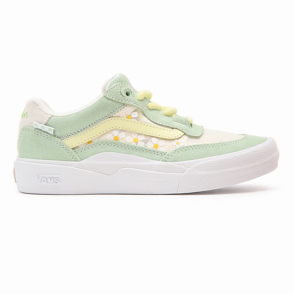 Men's Vans Wayvee Sneakers Green | USA85321