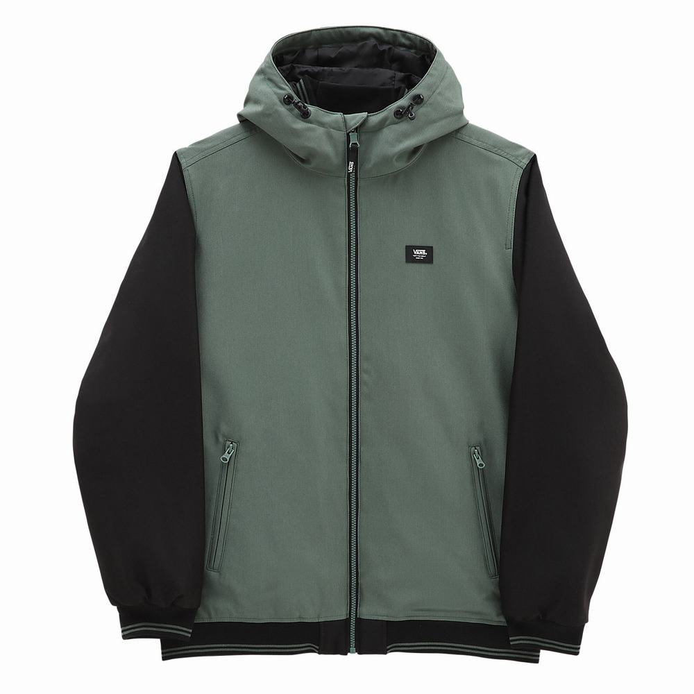 Men's Vans Wells MTE-1 Jackets Green | USA10639