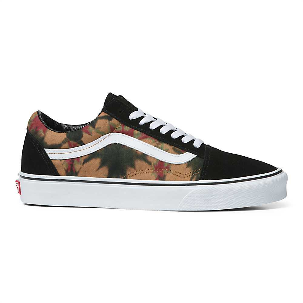 Men's Vans Woodland Wash Old Skool Sneakers Black | USA84102