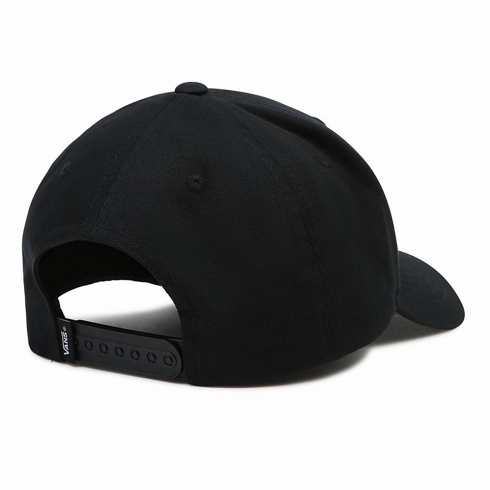 Men's Vans Worldwide Structured Jockey Hats Black | USA06418