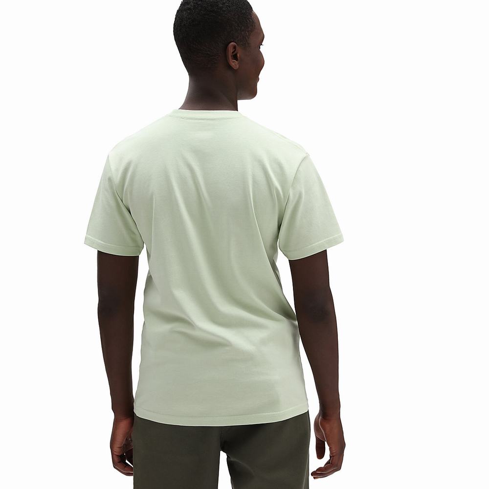 Men's Vans Woven Patch Pocket T Shirts Green | USA09617