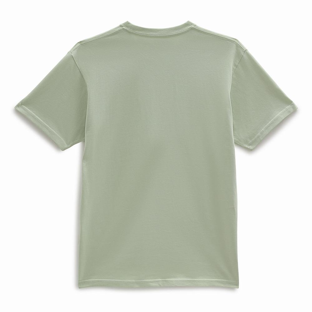 Men's Vans Woven Patch Pocket T Shirts Green | USA09617