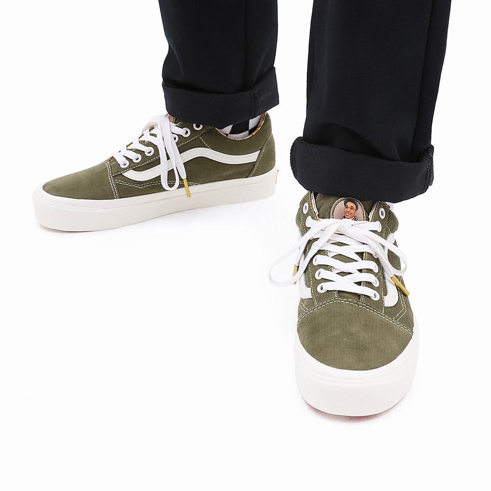 Men's Vans X Anderson .Paak Old Skool 36 DX Sneakers Green | USA46308