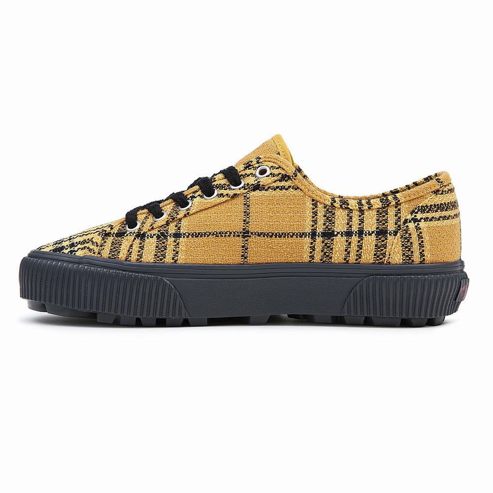 Men's Vans X Curren X Knost Delridge SF Sneakers Yellow | USA35912