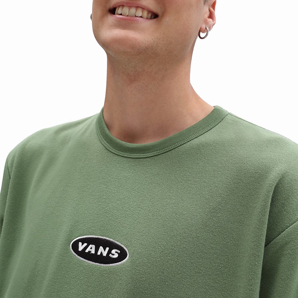 Men's Vans X Curren X Knost T Shirts Green | USA20475